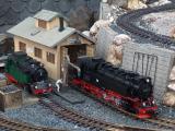 Das kleine Bw mit 99 7234 und 99 5005