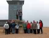 Einige Teilnehmer der Harzfahrt am Brockenstein, 11.04.07